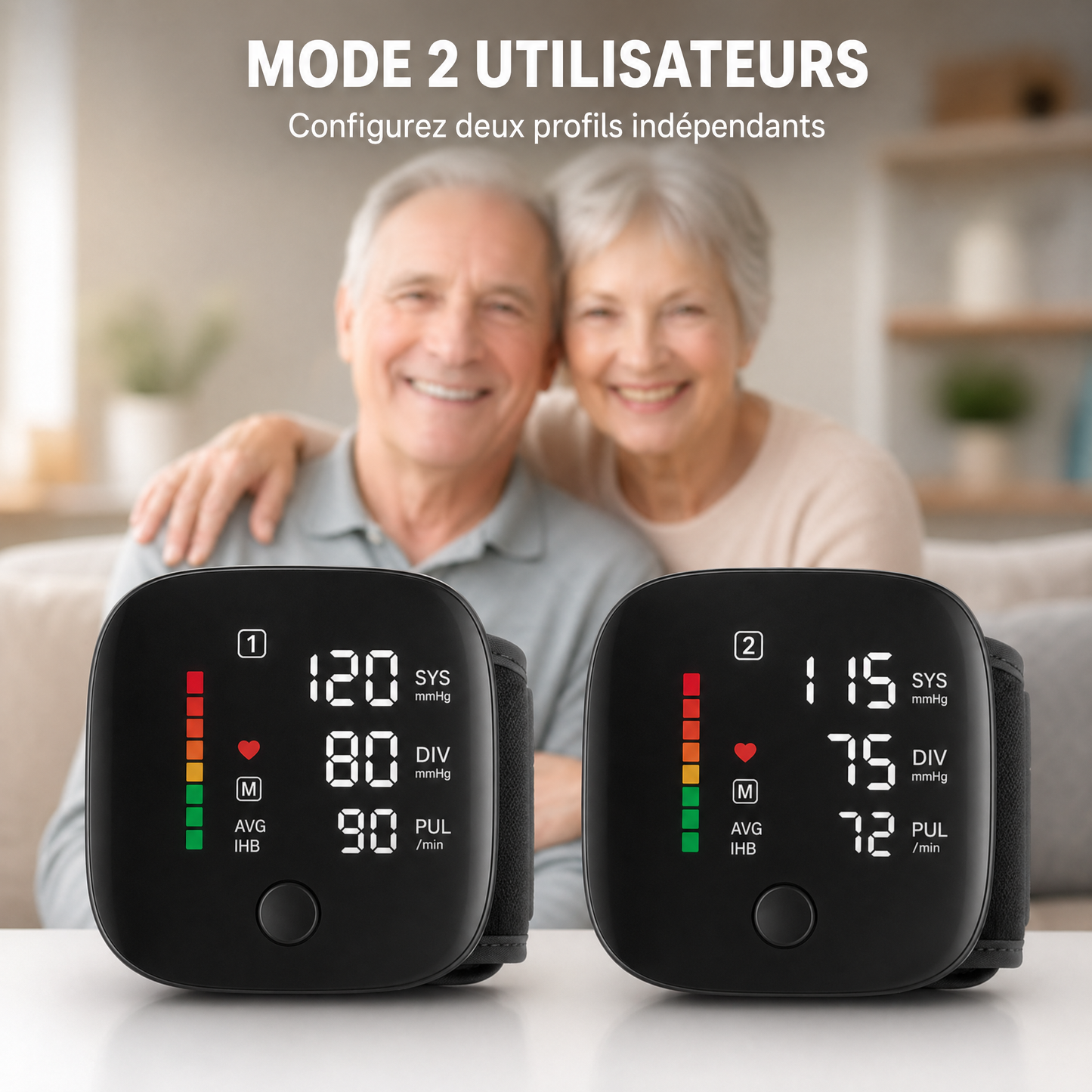 TensioPro™ - Smart Wrist Blood Pressure Monitor