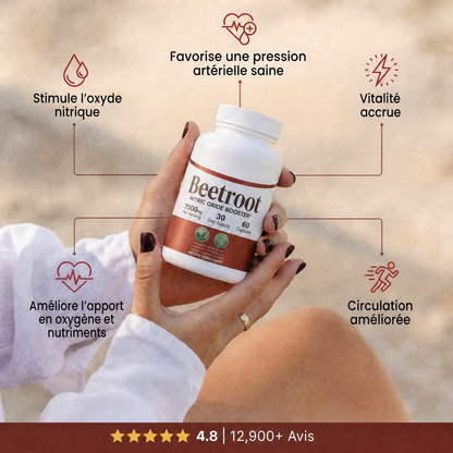 Extrait de Betterave — Soutien Naturel à l'Oxyde Nitrique