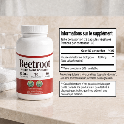 Extrait de Betterave — Soutien Naturel à l'Oxyde Nitrique